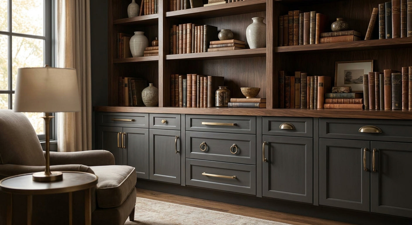 Cabinet Pulls for Built-In Bookshelves: 2026 Buying Guide