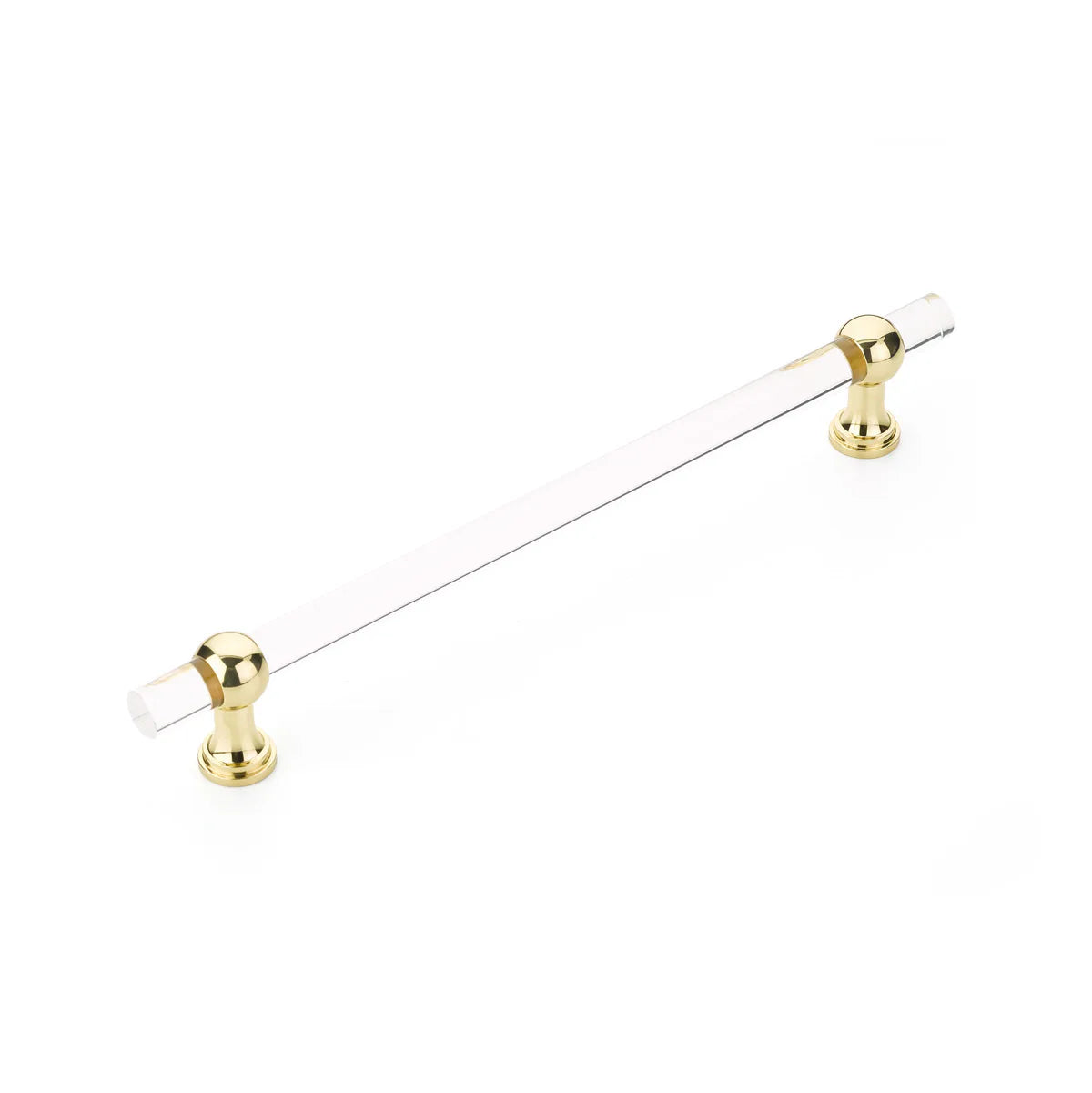 Lumiere Transitional Concealed Surface, Appliance Pull, NON-Adjustable Clear Acrylic, 12'' cc