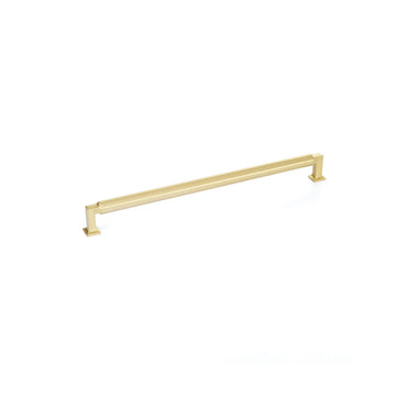 Haniburton Pull, Satin Brass, 12'' cc 481-SB
