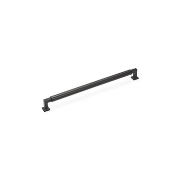 Haniburton Concealed Surface, Appliance Pull, Matte Black, 12'' cc CS482-MB