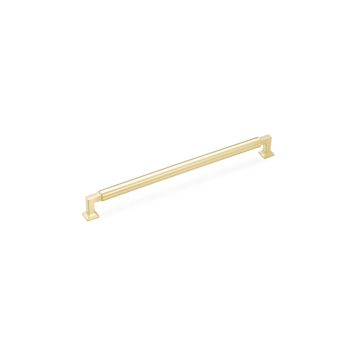 Haniburton Concealed Surface, Appliance Pull, Satin Brass, 12'' cc CS482-SB