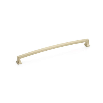 Menlo Park Pull, Arched, Signature Satin Brass, 10'' cc 528-SSB