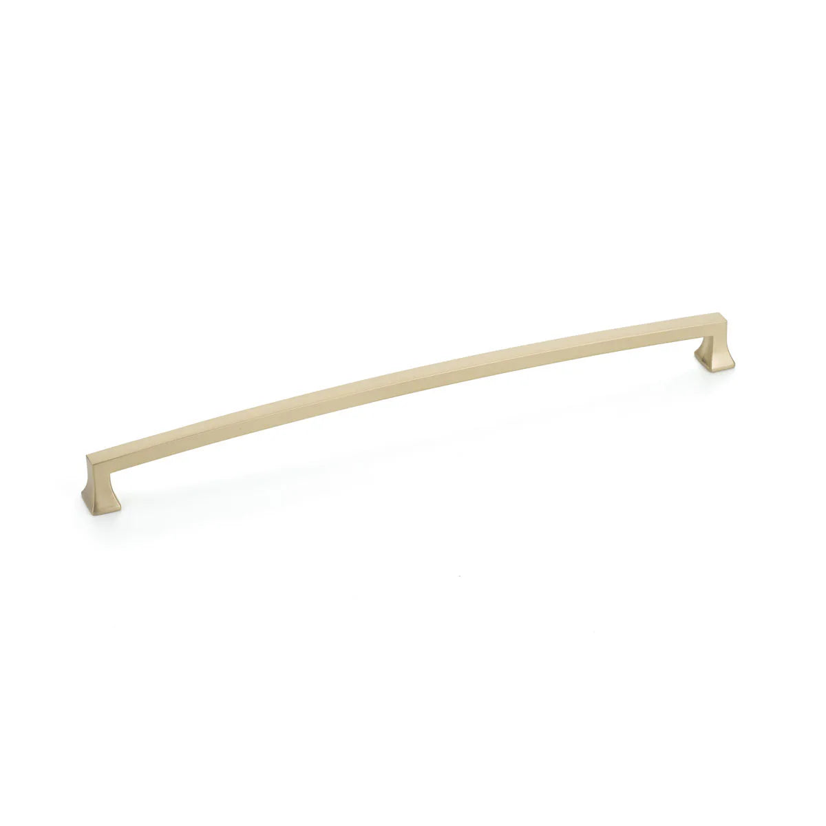 Menlo Park Pull, Arched, Signature Satin Brass, 12'' cc 529-SSB