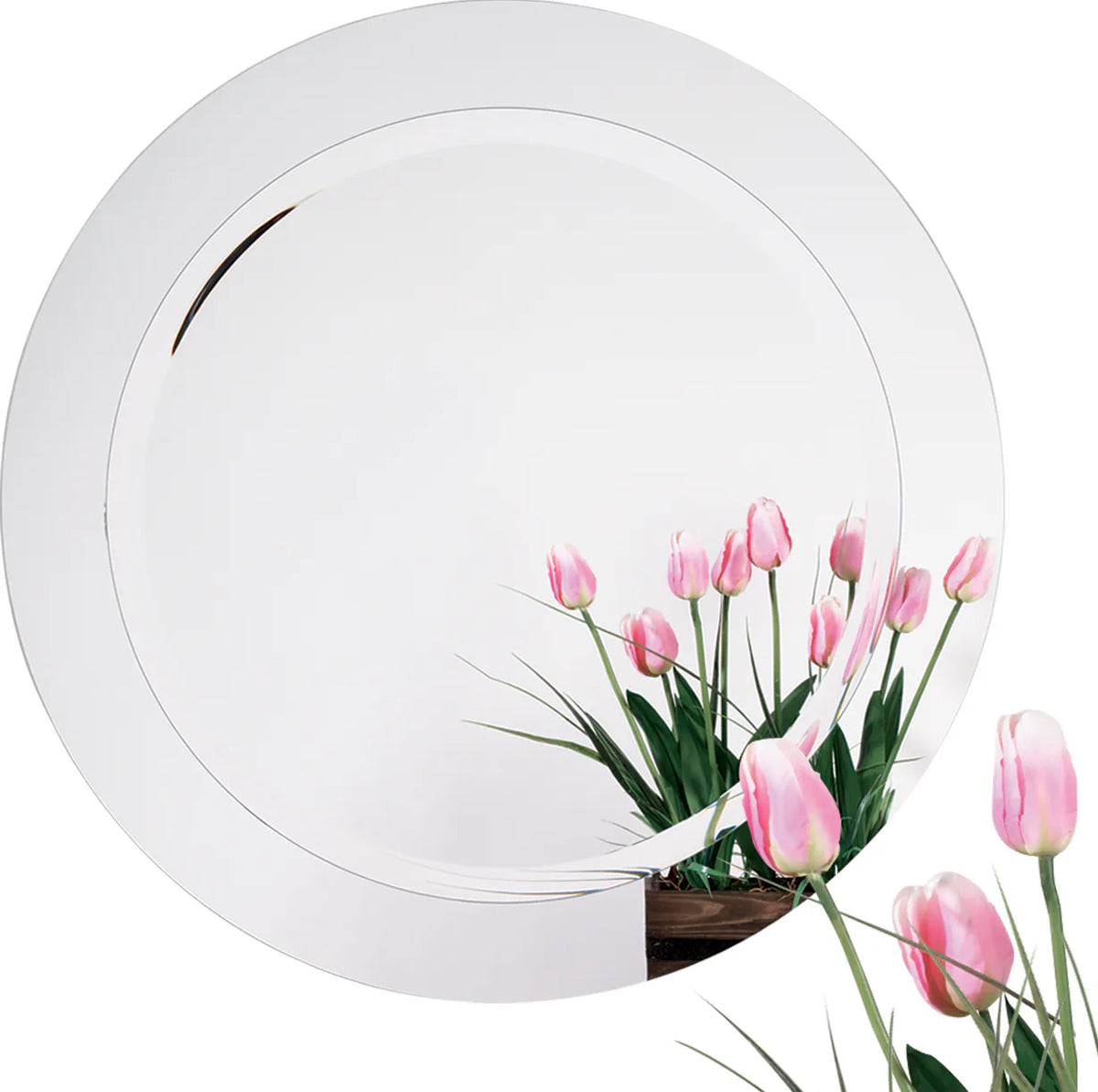 Mirrors Round Mirror On Mirror 9282-102