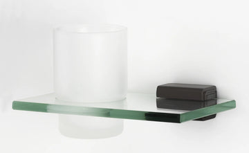 Cube Bath Tumbler Holder A6570-CHBRZ