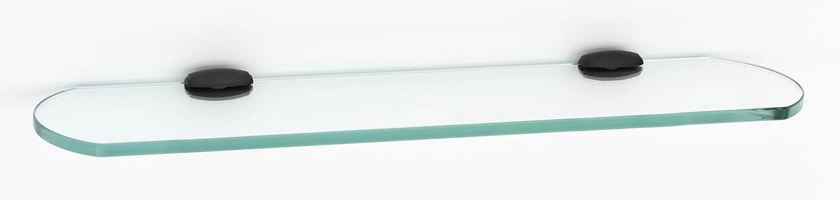 Royale Bath 18'' Glass Shelf w/Brackets A6650-18