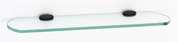 Royale Bath 18'' Glass Shelf w/Brackets A6650-18
