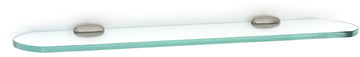 Royale Bath 18'' Glass Shelf w/Brackets A6650-18-SN