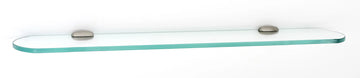 Royale Bath 24'' Glass Shelf w/Brackets A6650-24-SN