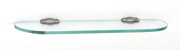 Charlie's Bath 18'' Glass Shelf w/Brackets A6750-24
