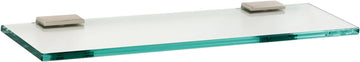 Arch Bath 24'' Glass Shelf w/Brackets A7550-24-SN