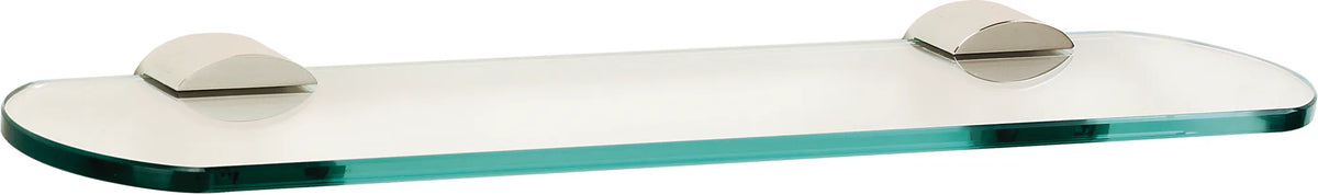 Contemporary 3 Bath 24'' Glass Shelf w/Brackets A7650-24-PC