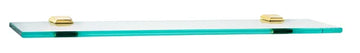 Geometric Bath 24'' Glass Shelf w/Brackets A7950-24
