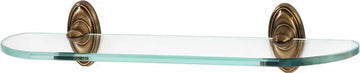 Classic Traditional Bath 24'' Glass Shelf w/Brackets A8050-24