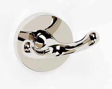Contemporary I Bath Double Robe Hook A8384-PN