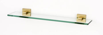 Contemporary II Bath 24'' Glass Shelf w/Brackets A8450-24-SB