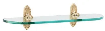 Ribbon & Reed Bath 24'' Glass Shelf w/Brackets A8550-24