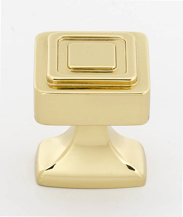 Cube 1 1/4'' Knob A985-14-PB