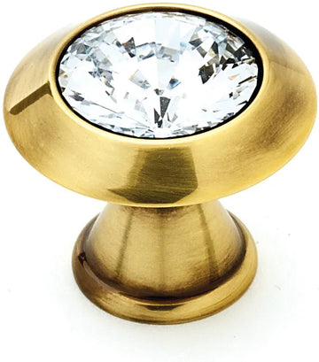 Swarovski Crystal 1 1/4'' Crystal Knob C214-CLR/PA