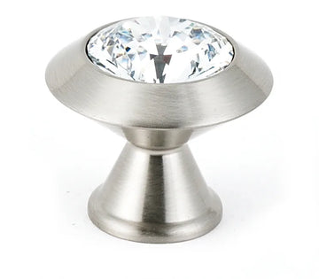 Swarovski Crystal 1 1/4'' Crystal Knob C214-CLR/SN