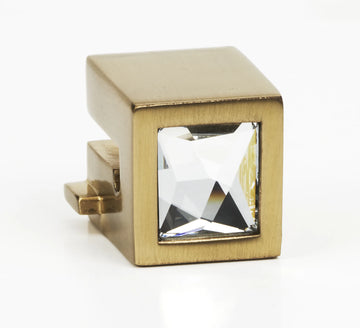 Ring Pull Square Crystal Post Only SQ16.0mm C2671-SB