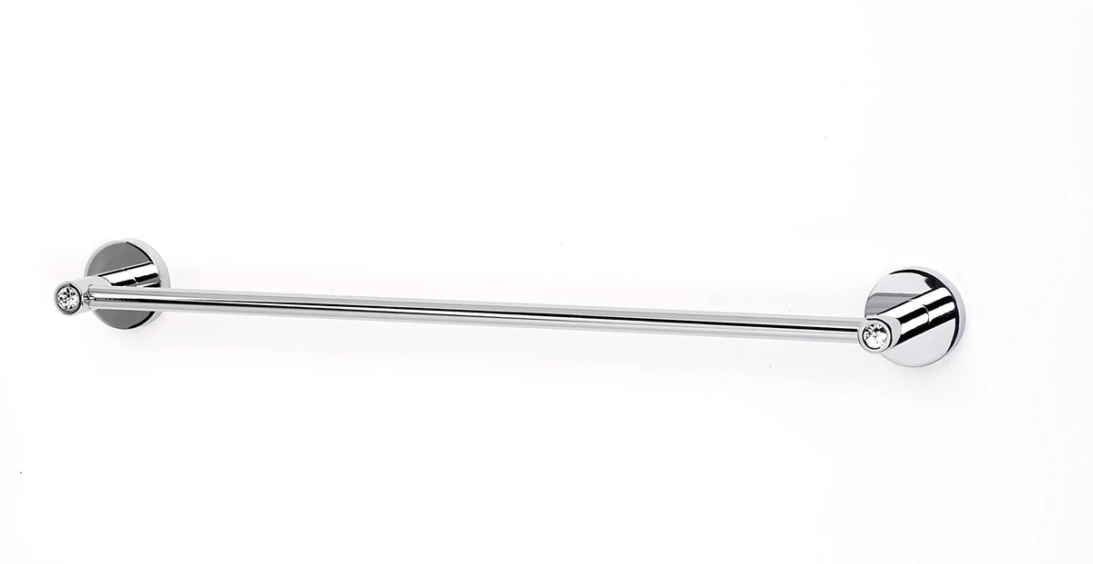 Contemporary I Crystal Bath 18'' Crystal Towel Bar C8320-18