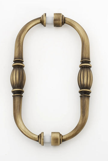 Tuscany Back to Back Glass Door Pull G234