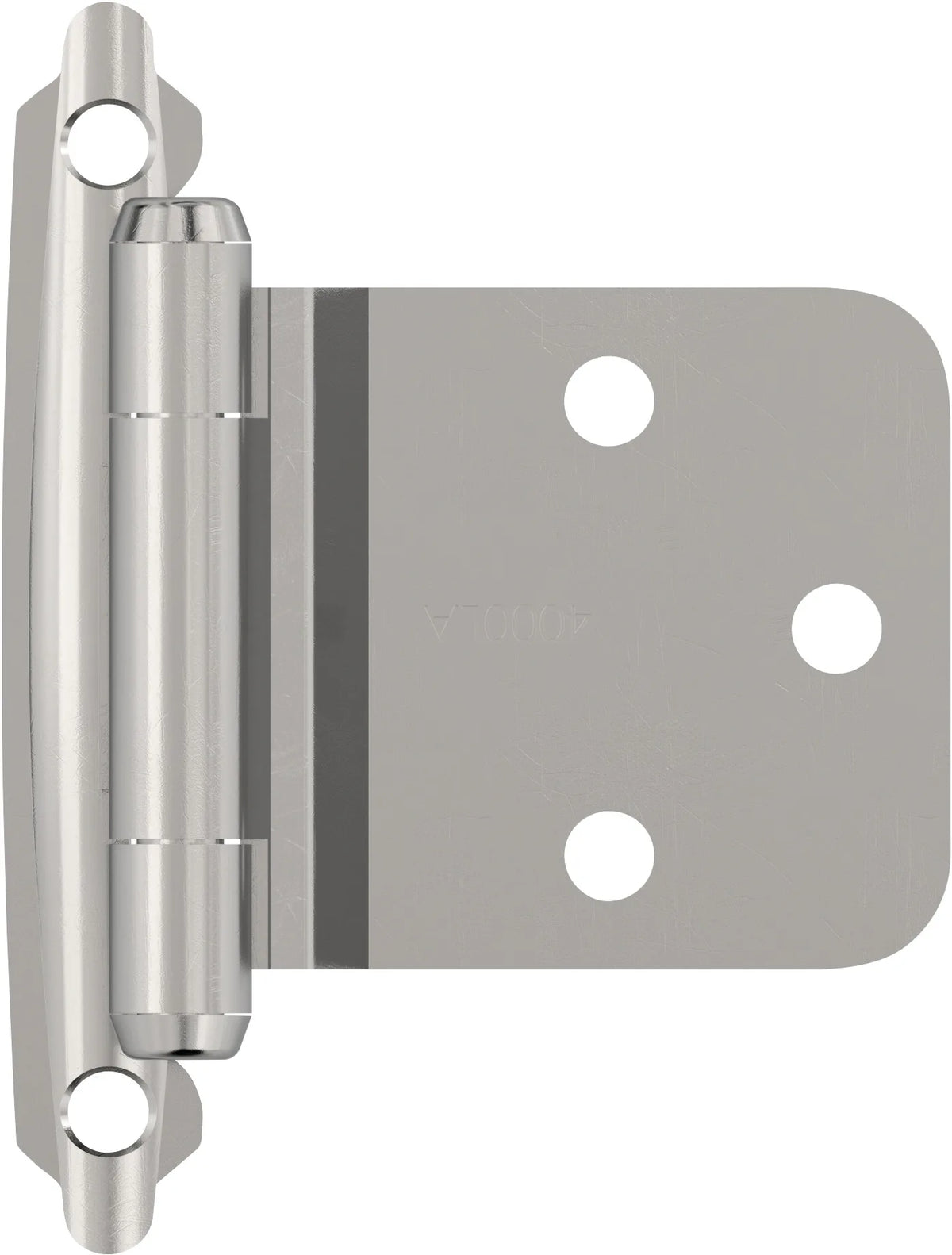 Functional Hardware Variable Overlay Self Closing Face Mount Reverse Bevel Cabinet Hinge - 1 Pair BPR7630