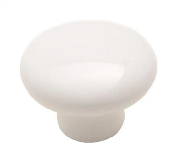 Everyday Heritage 1-1/4'' diam White Cabinet Knob 232WHT
