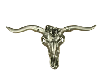 Longhorn Skull Pull 091