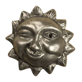 Winking Sun-Lg Knob 180