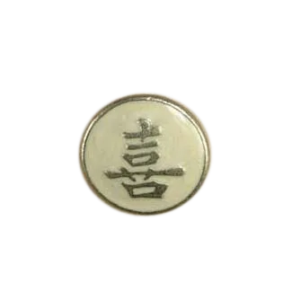 1 3/4'' Happiness Pearl/Pewter Epoxy 222924-19