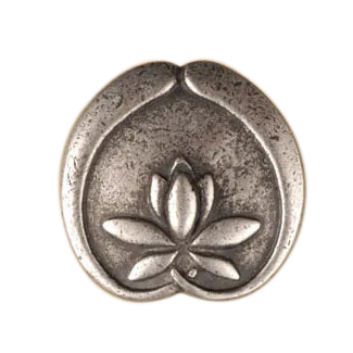 1 1/4'' Asian Lotus Flower Knob 2263