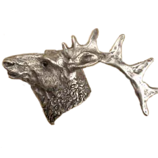 Elk Head-Med. Lft Knob 639