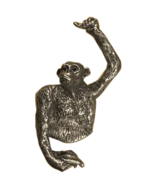 Chimp w/Bananas Knob 691