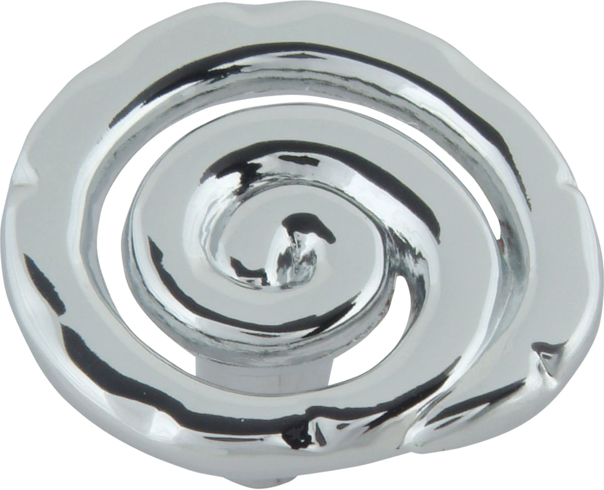 Limited Editions Scroll Knob 1 1/2'' Polished Chrome 140-CH