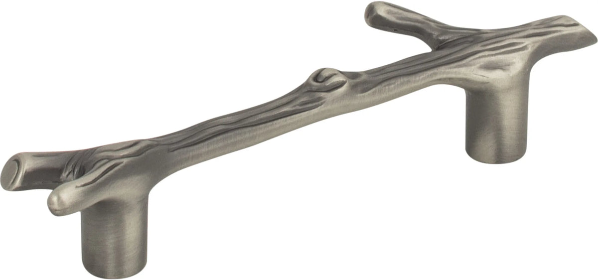 Nature Twig Pull 3'' cc Pewter 2106-NO