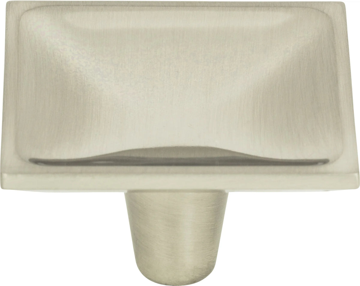 Dap Square Knob 2'' Brushed Nickel 227-BRN