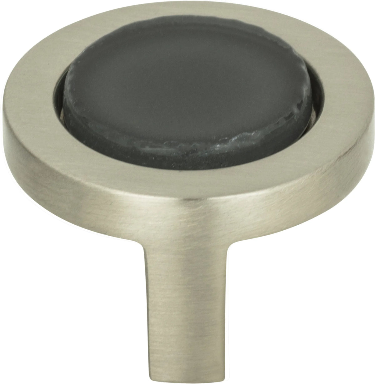 Spa Black Round Knob 1 1/4''