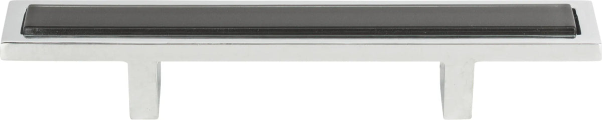 Spa Black Pull 3'' cc Polished Chrome 231-BLK-CH