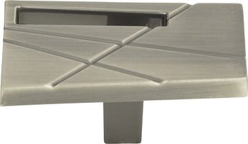 Modernist Left Knob 1 3/4'' Brushed Nickel 252L-BRN