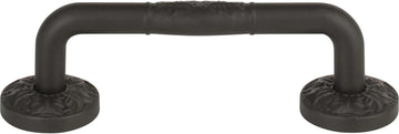 Hammered Medallion Pull 3'' cc Aged Bronze 264-O