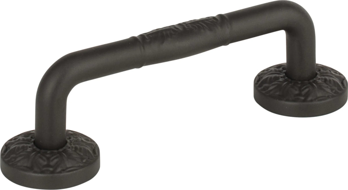 Hammered Medallion Pull 3'' cc Aged Bronze 264-O
