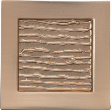 Primitive Square Knob 1 1/2'' Champagne 270-CM