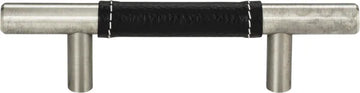 Zanzibar Black Leather Pull 3'' cc