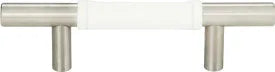 Zanzibar White Leather Pull 3'' cc