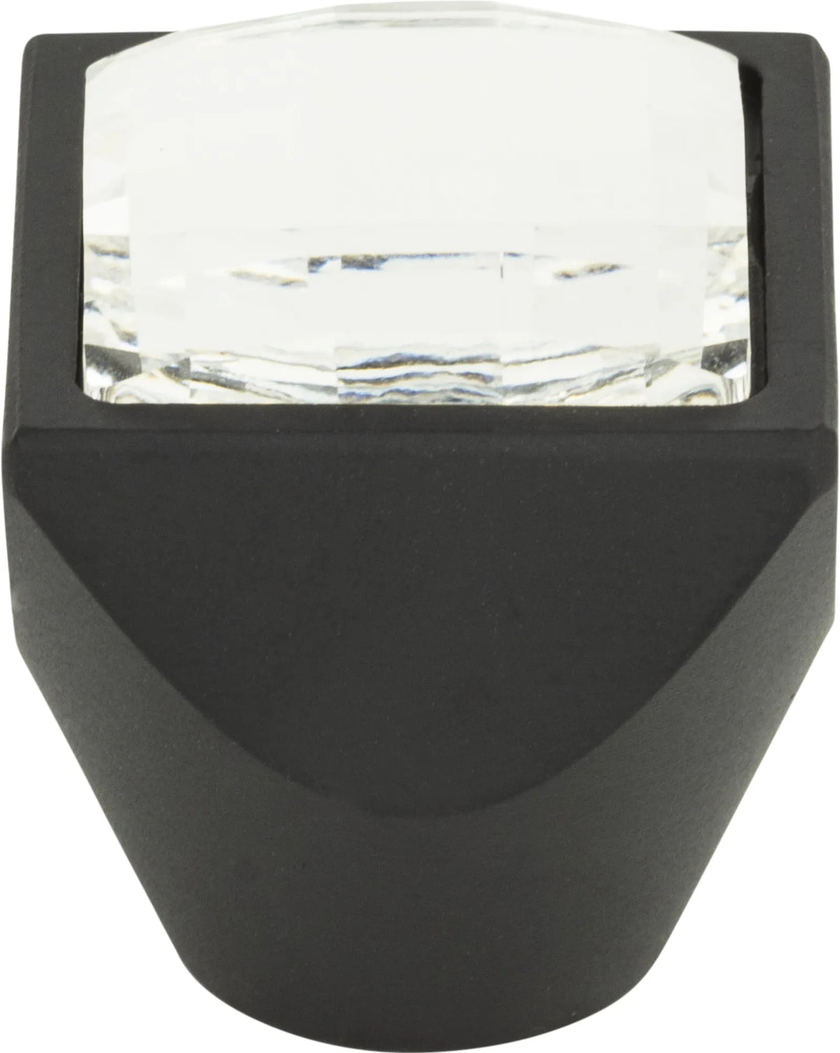 Crystal Large Square Knob 1''