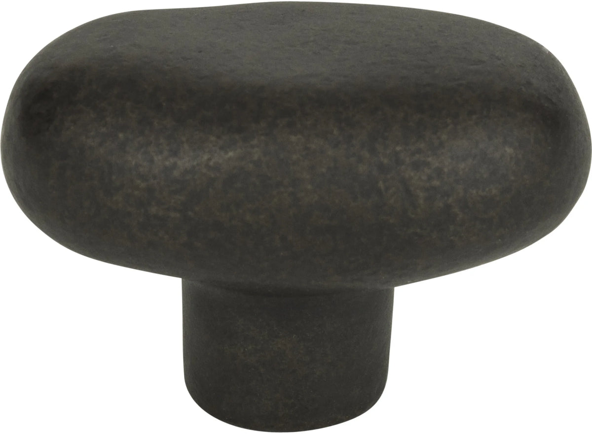Distressed Oval Knob 1 11/16'' Oil Rubbed Bronze 332-ORB