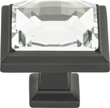 Crystal Legacy Square Knob 1 5/16''
