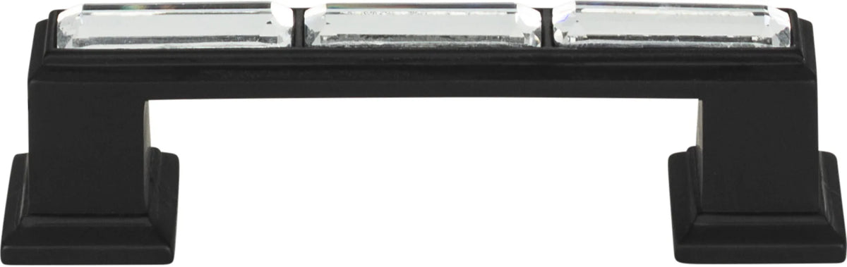 Crystal Legacy Pull 3'' cc Matte Black 341-BL
